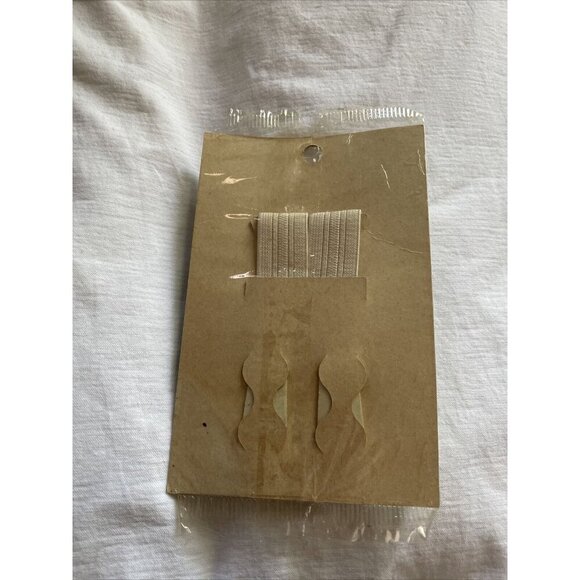 Majesty Hose Supporters Vintage 5" Elastic & Metal Clips White New Old Stock - Picture 3 of 6